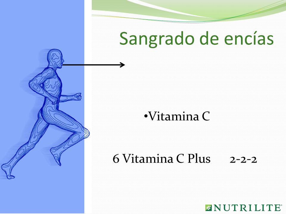 Sangrado de encías Vitamina C 6 Vitamina C Plus 2-2-2