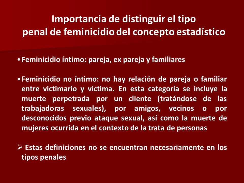 Importancia de distinguir el tipo
