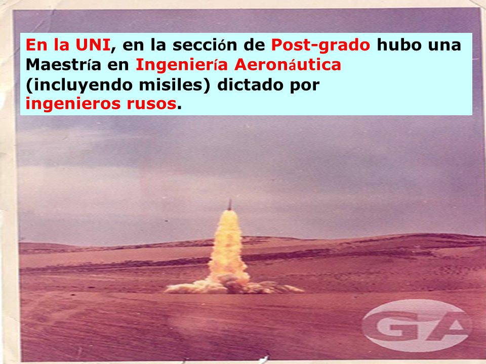En la UNI, en la sección de Post-grado hubo una