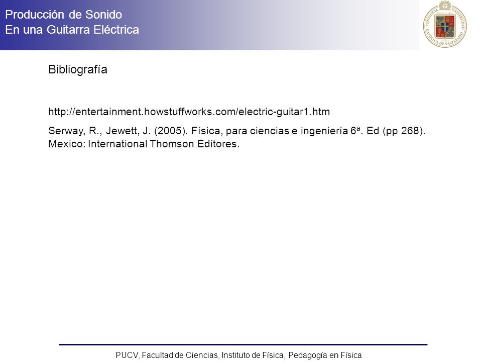 PUCV, Facultad de Ciencias, Instituto de Física, Pedagogía en Física