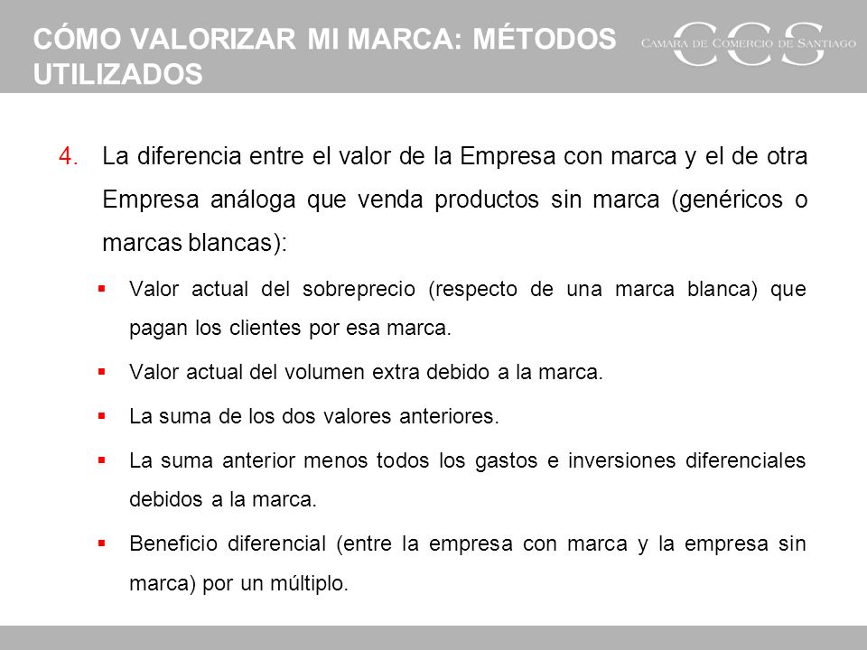 CÓMO VALORIZAR MI MARCA: MÉTODOS UTILIZADOS