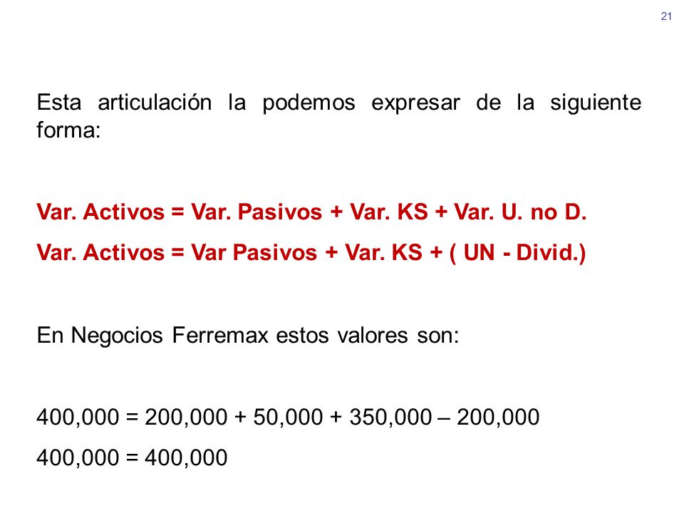 Esta articulación la podemos expresar de la siguiente forma: