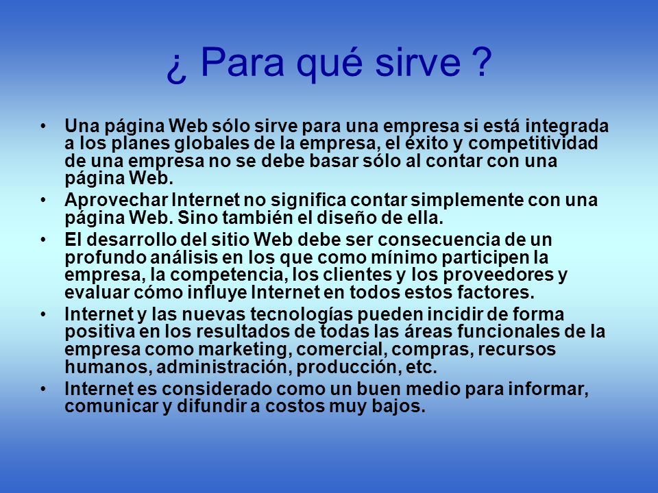 Paginas Web. - ppt descargar