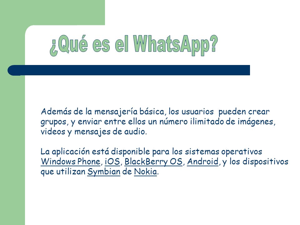 ¿Qué es el WhatsApp