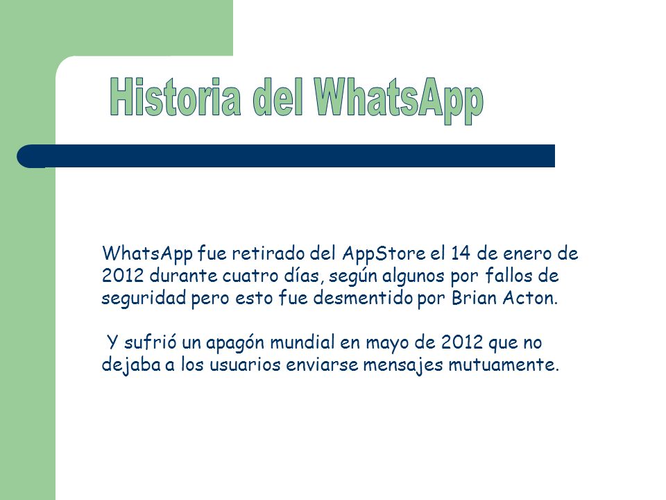 Historia del WhatsApp