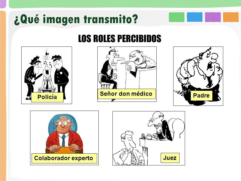 ¿Qué imagen transmito LOS ROLES PERCIBIDOS Señor don médico Padre