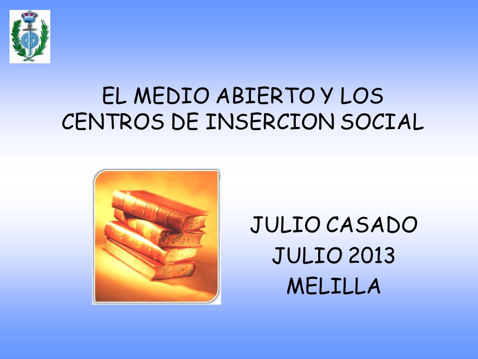 EL MEDIO ABIERTO Y LOS CENTROS DE INSERCION SOCIAL