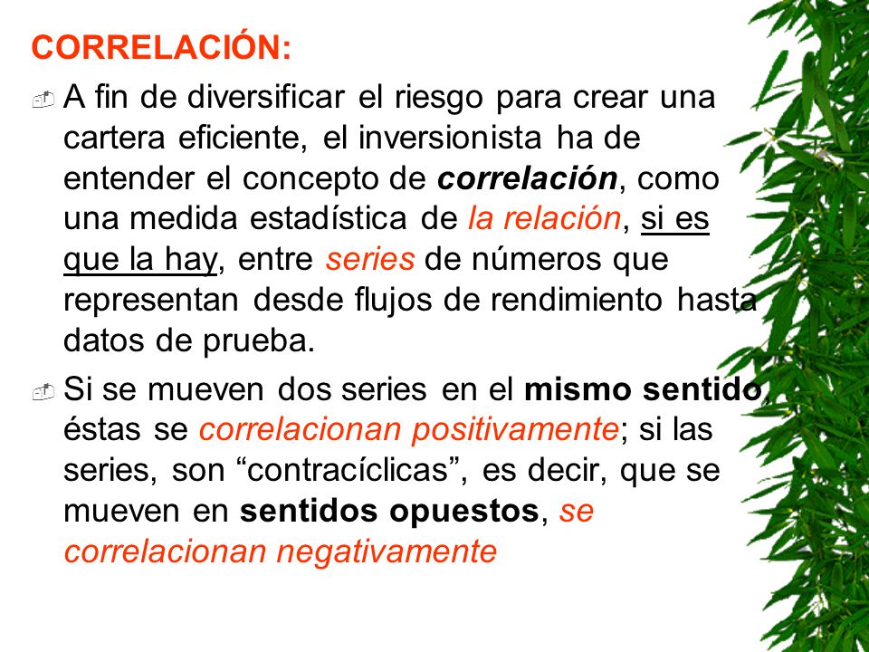 CORRELACIÓN: