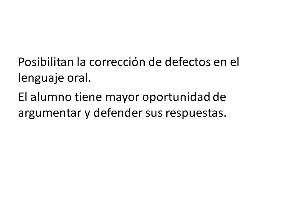 Posibilitan la corrección de defectos en el lenguaje oral
