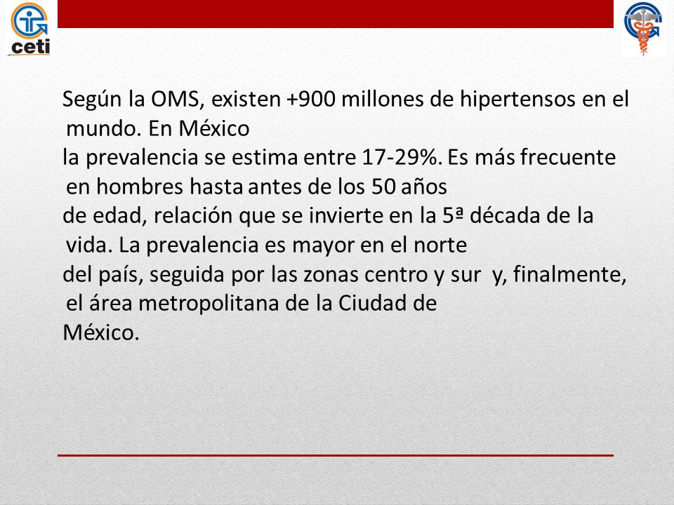 Según la OMS, existen +900 millones de hipertensos en el mundo
