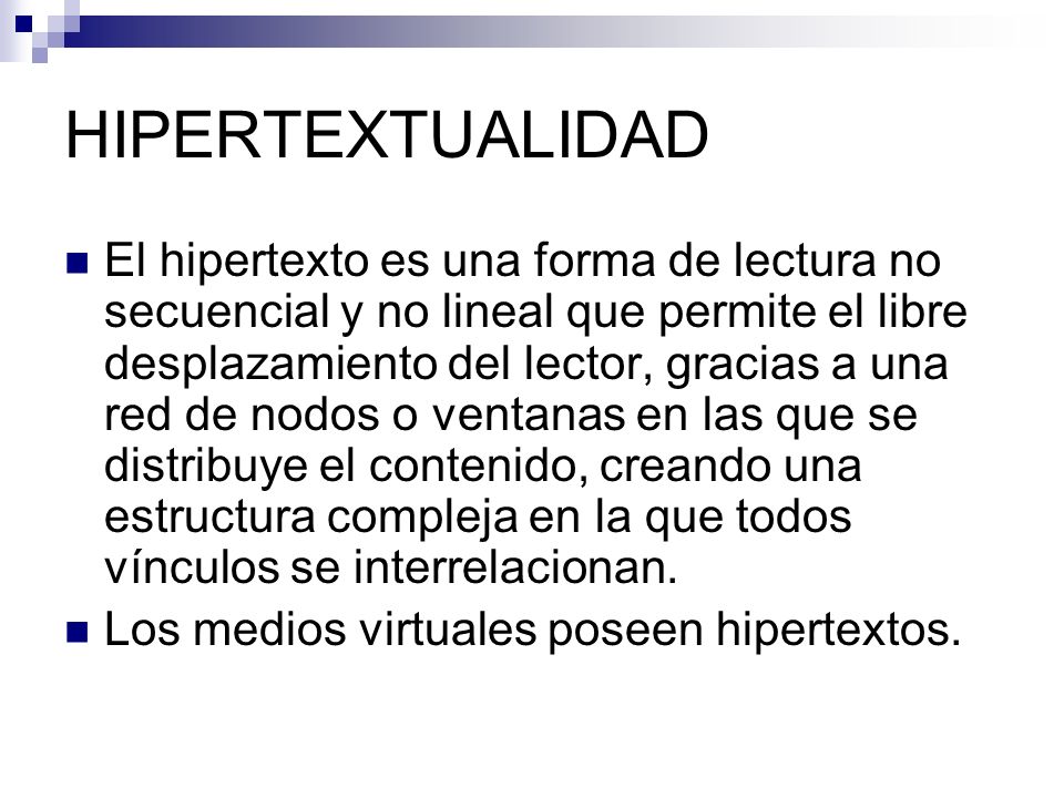 HIPERTEXTUALIDAD