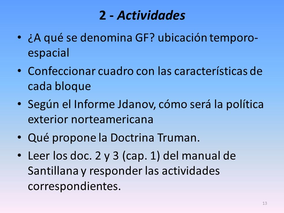 2 - Actividades ¿A qué se denomina GF ubicación temporo-espacial