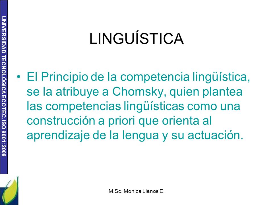 LINGUÍSTICA