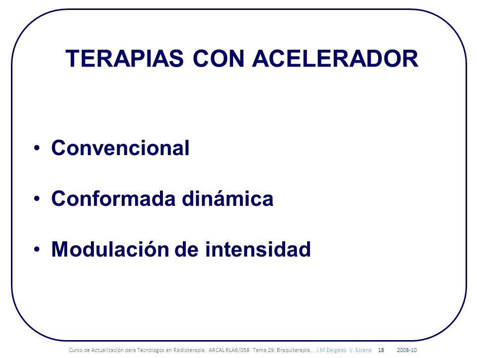 TERAPIAS CON ACELERADOR