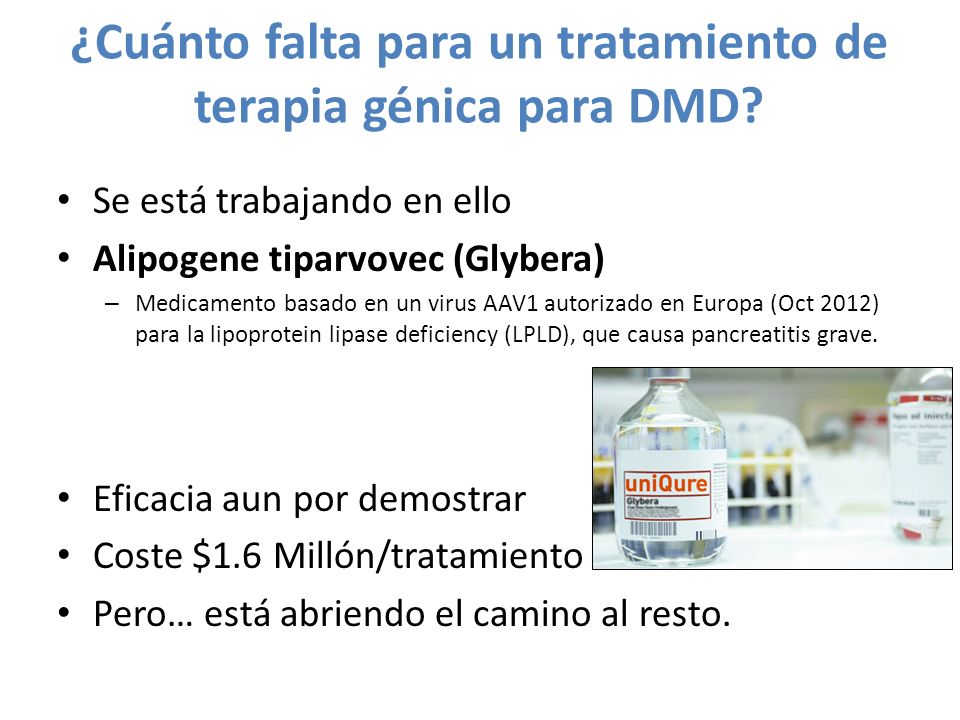 ¿Cuánto falta para un tratamiento de terapia génica para DMD
