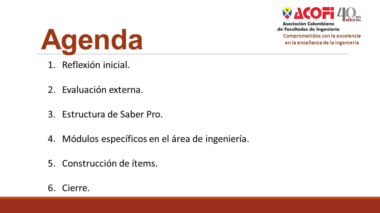 Comprometidos con la excelencia en la enseñanza de la ingeniería