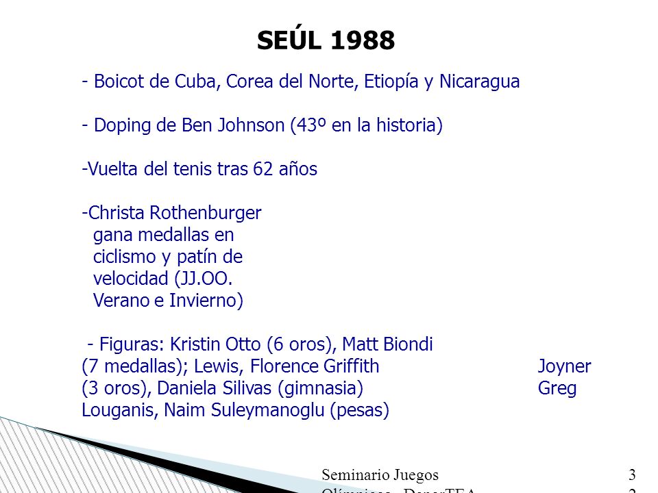 SEÚL Boicot de Cuba, Corea del Norte, Etiopía y Nicaragua