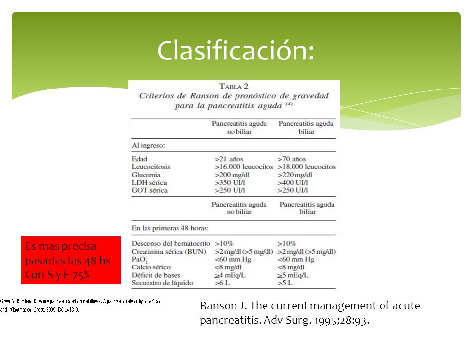 Clasificación: Es mas precisa pasadas las 48 hs Con S y E 75%