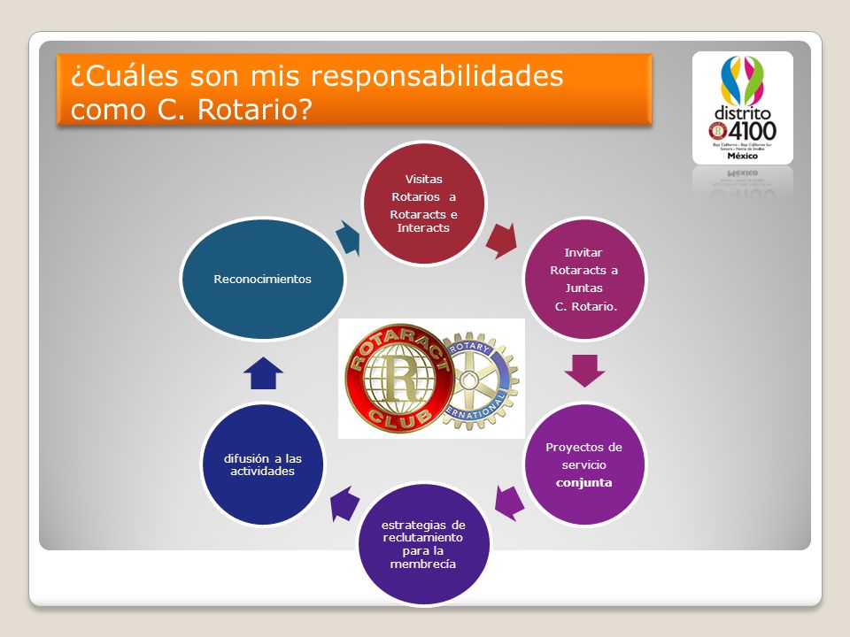 ¿Cuáles son mis responsabilidades como C. Rotario