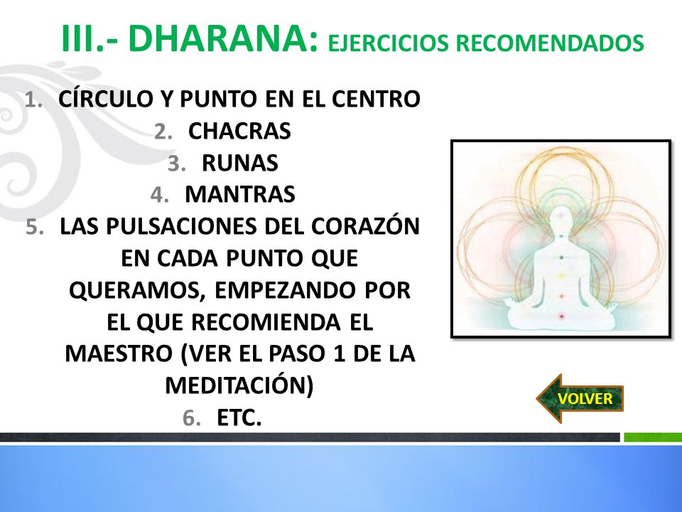 III.- DHARANA: EJERCICIOS RECOMENDADOS CÍRCULO Y PUNTO EN EL CENTRO