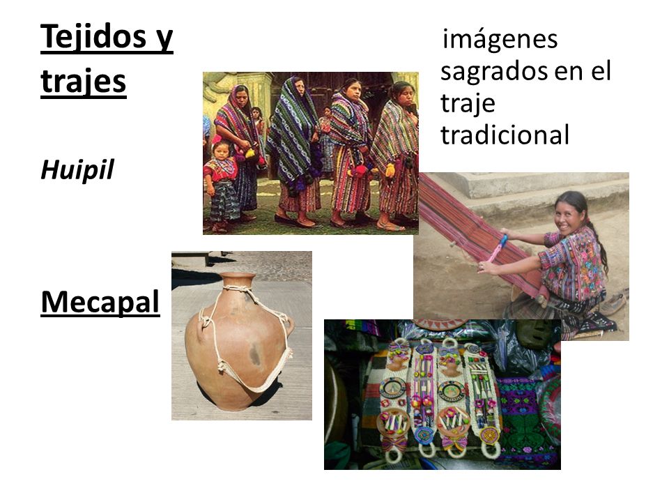 Tejidos y trajes Mecapal imágenes sagrados en el traje tradicional