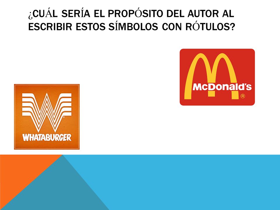 ¿CuÁl serÍa el propósito del autor al escribir estos símbolos con rótulos