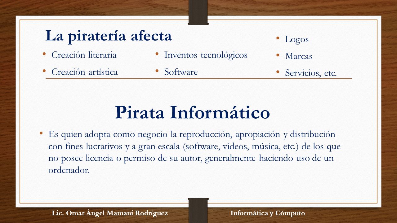 Pirata Informático La piratería afecta Logos Marcas Servicios, etc.