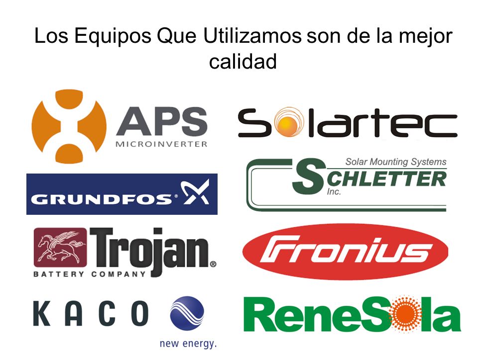 Los Equipos Que Utilizamos son de la mejor calidad