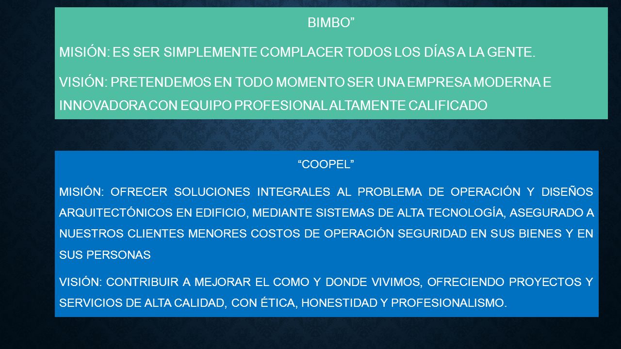 MISIÓN: ES SER SIMPLEMENTE COMPLACER TODOS LOS DÍAS A LA GENTE.