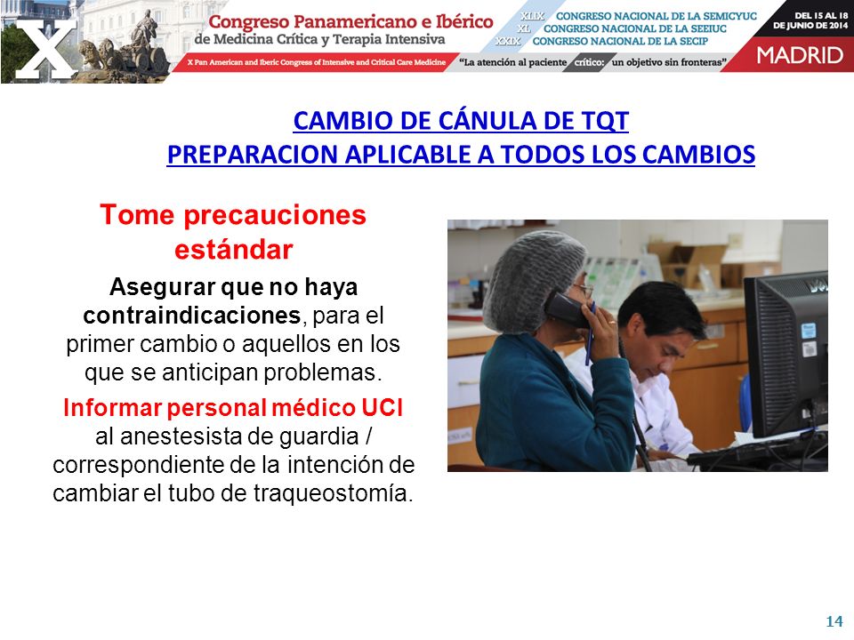 CAMBIO DE CÁNULA DE TQT PREPARACION APLICABLE A TODOS LOS CAMBIOS