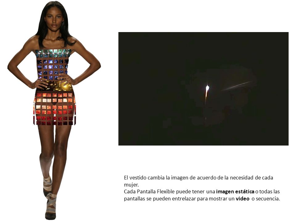 El vestido cambia la imagen de acuerdo de la necesidad de cada mujer.