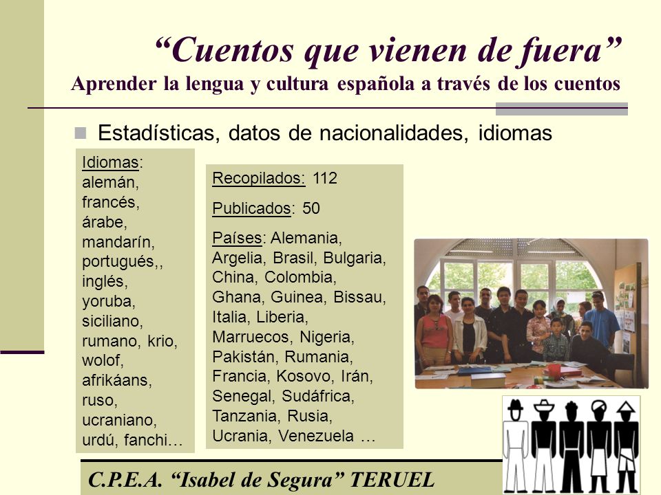 Cuentos que vienen de fuera Aprender la lengua y cultura española a través de los cuentos