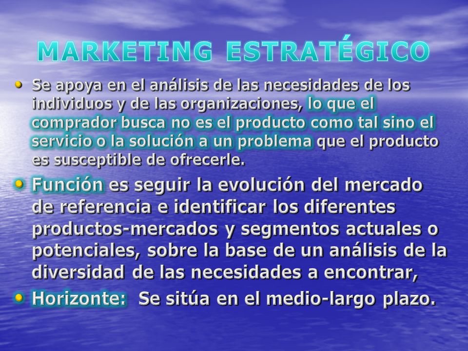 MARKETING ESTRATÉGICO