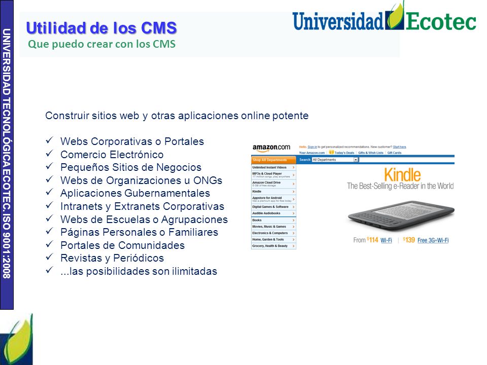 Utilidad de los CMS Que puedo crear con los CMS