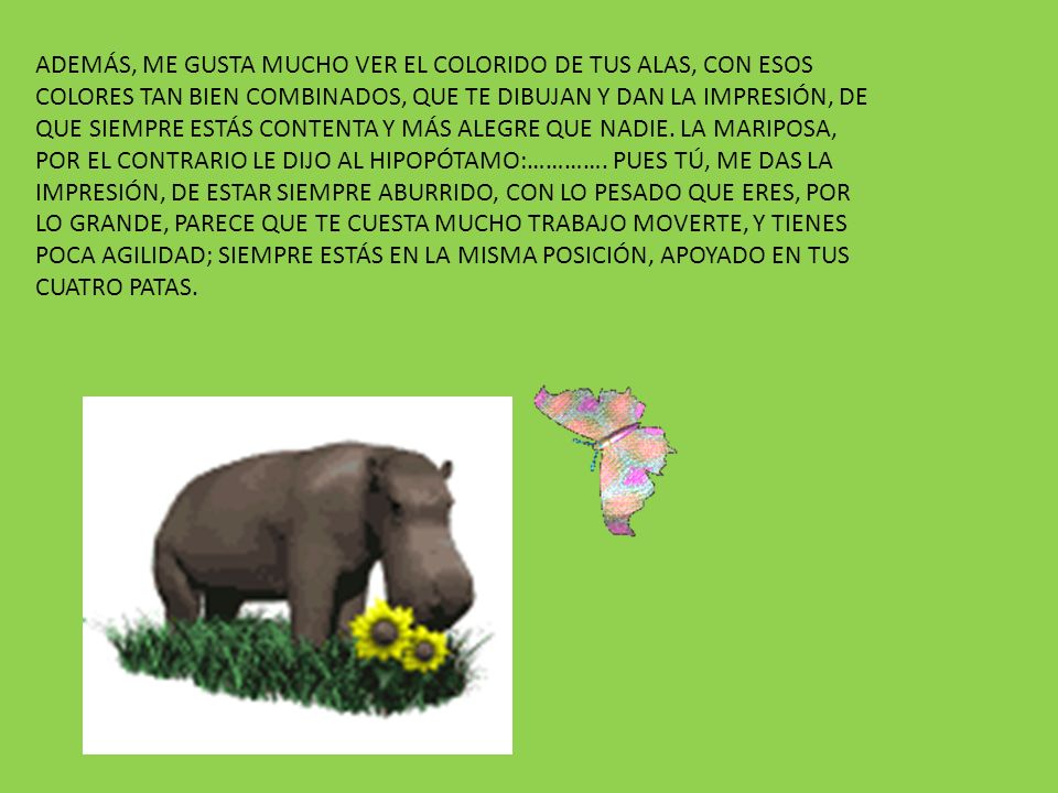 ADEMÁS, ME GUSTA MUCHO VER EL COLORIDO DE TUS ALAS, CON ESOS COLORES TAN BIEN COMBINADOS, QUE TE DIBUJAN Y DAN LA IMPRESIÓN, DE QUE SIEMPRE ESTÁS CONTENTA Y MÁS ALEGRE QUE NADIE.