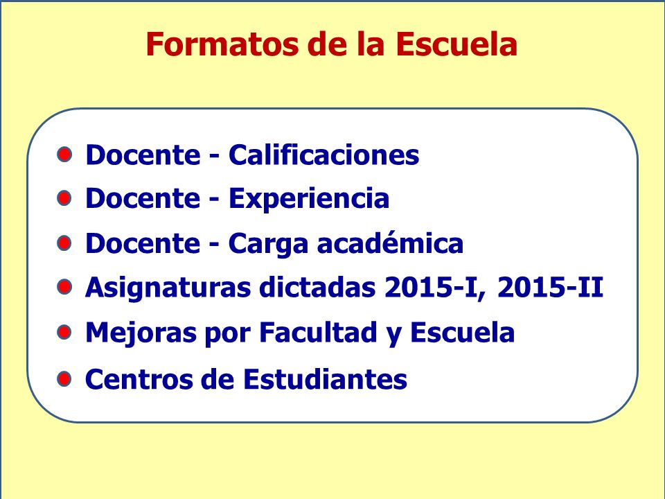 Formatos de la Escuela Docente - Calificaciones Docente - Experiencia