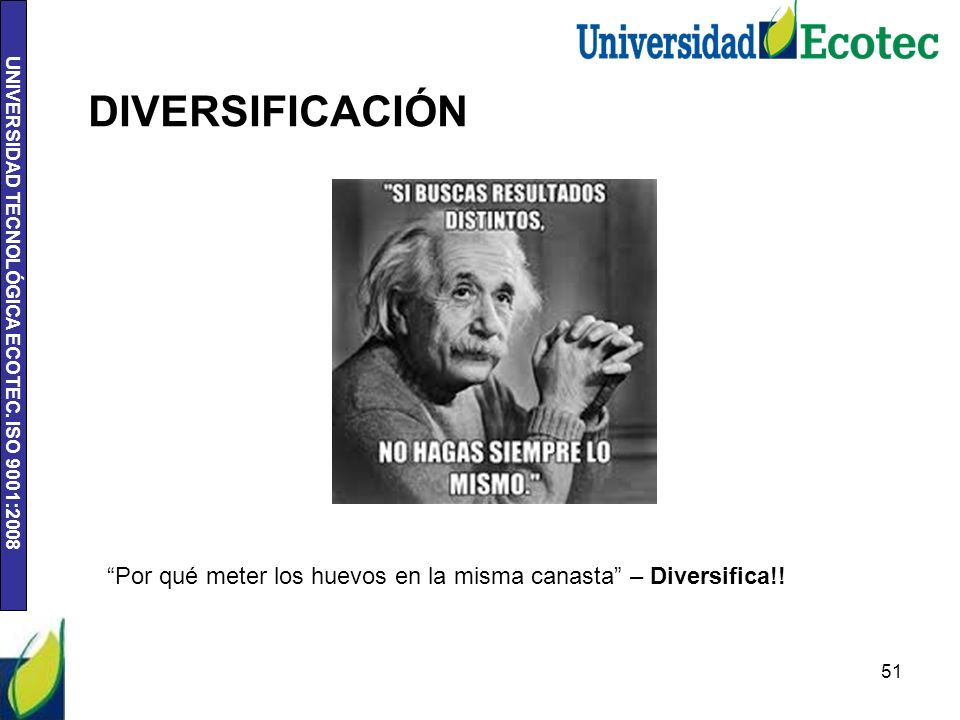DIVERSIFICACIÓN Por qué meter los huevos en la misma canasta – Diversifica!!
