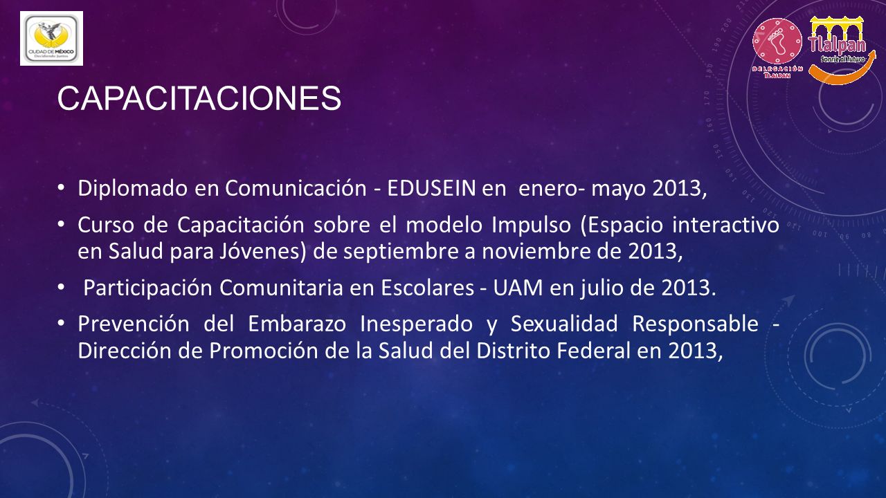 capacitaciones Diplomado en Comunicación - EDUSEIN en enero- mayo 2013,