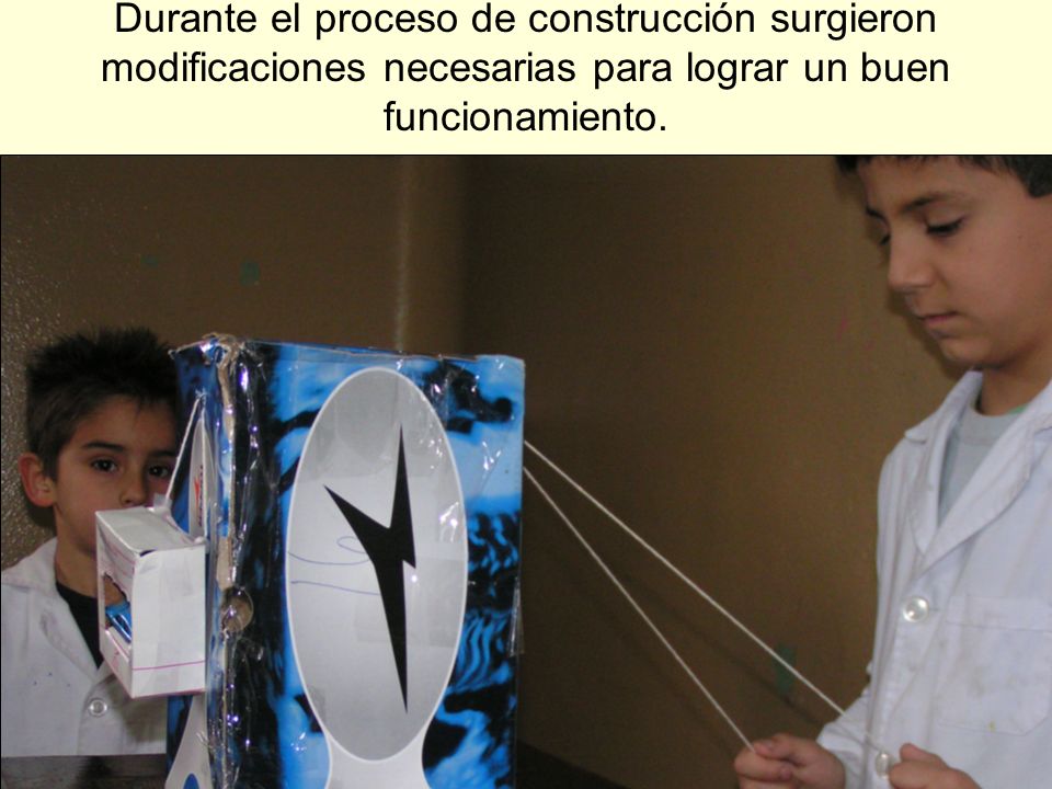 Durante el proceso de construcción surgieron modificaciones necesarias para lograr un buen funcionamiento.