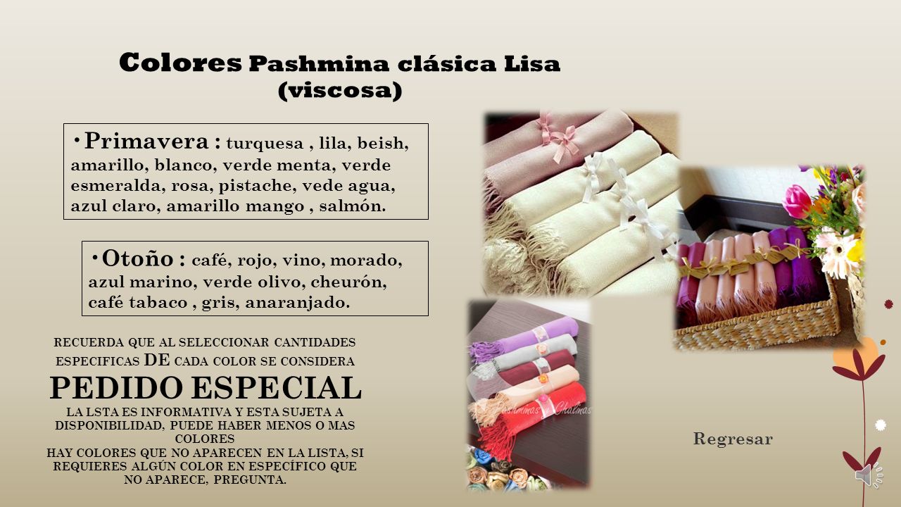 Colores Pashmina clásica Lisa (viscosa)