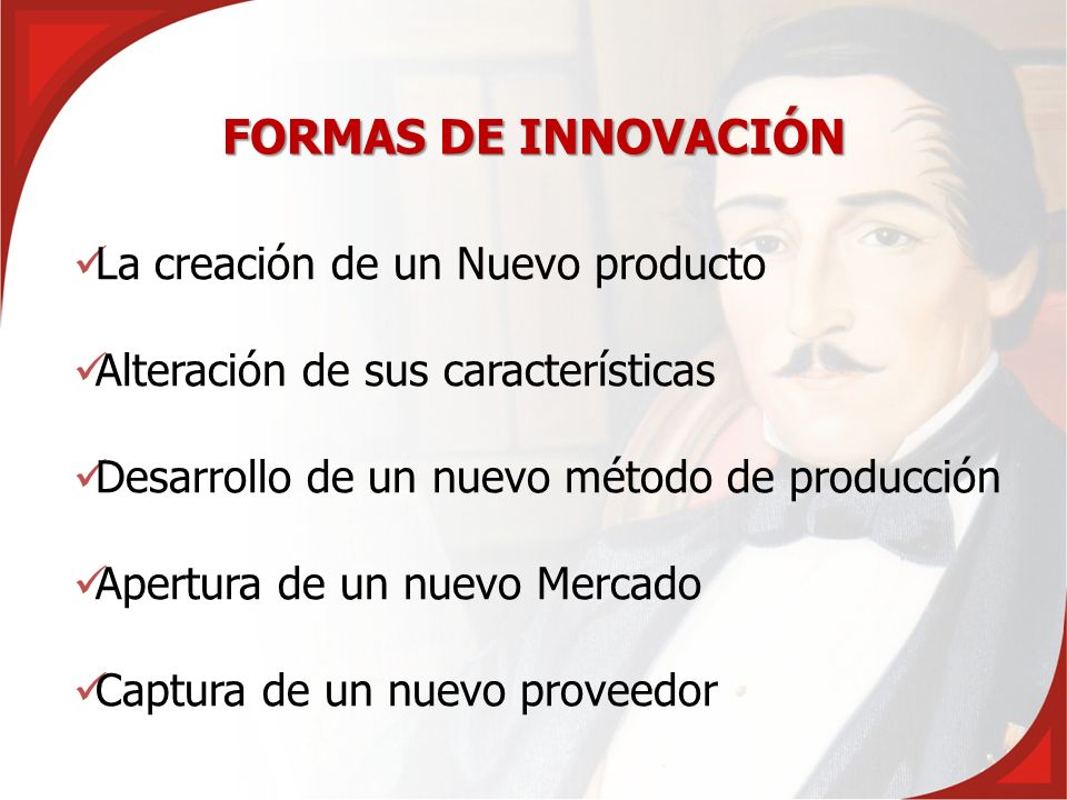 FORMAS DE INNOVACIÓN La creación de un Nuevo producto