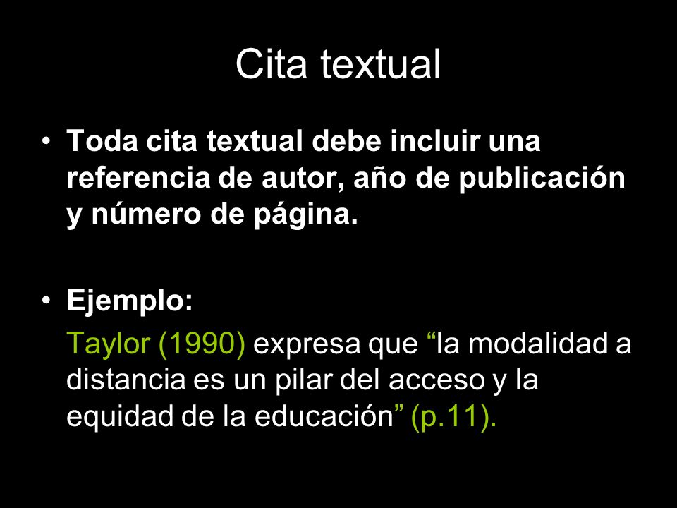 Algunos Poquitos Aspectos A Considerar De Apa Ppt Descargar