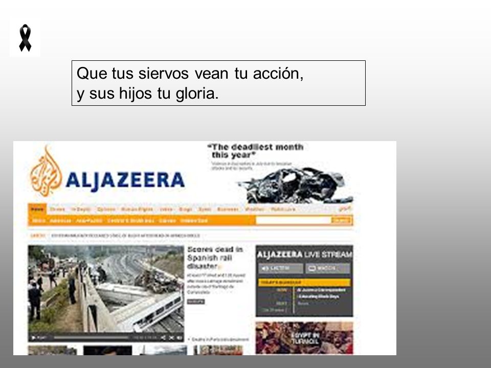 Que tus siervos vean tu acción, y sus hijos tu gloria.