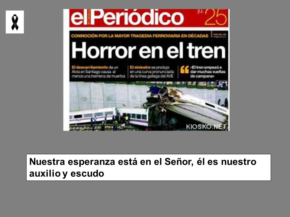 Nuestra esperanza está en el Señor, él es nuestro auxilio y escudo