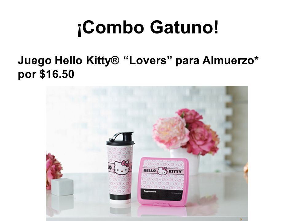 ¡Combo Gatuno! Juego Hello Kitty® Lovers para Almuerzo* por $16.50