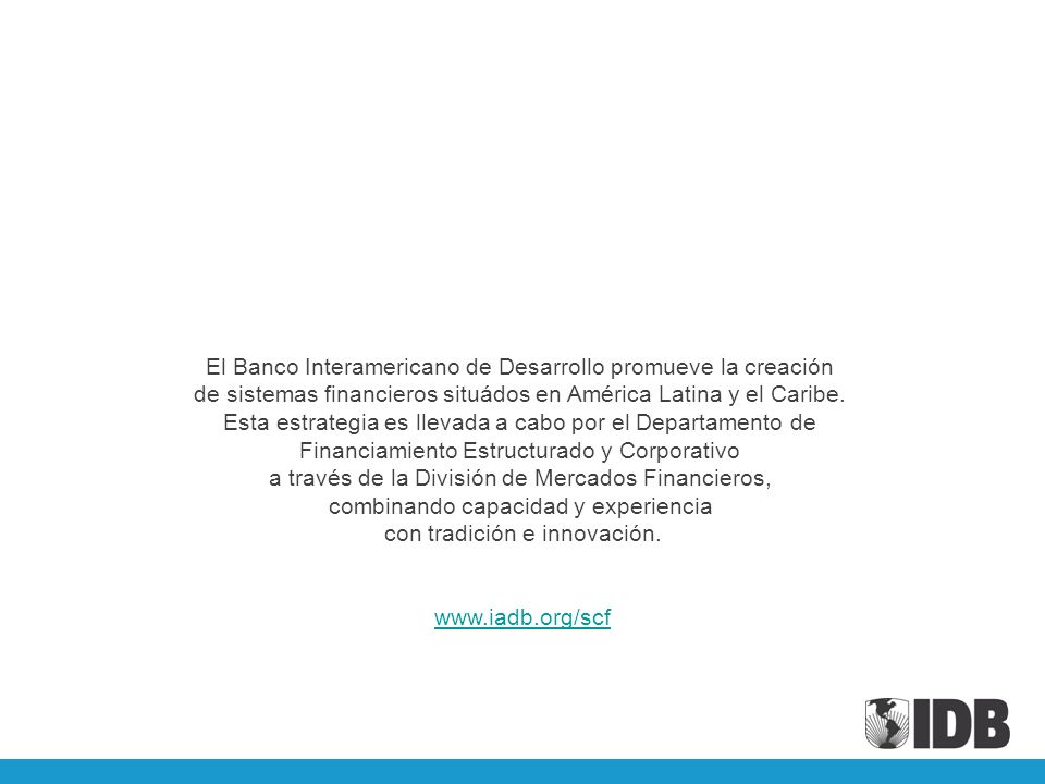 El Banco Interamericano de Desarrollo promueve la creación