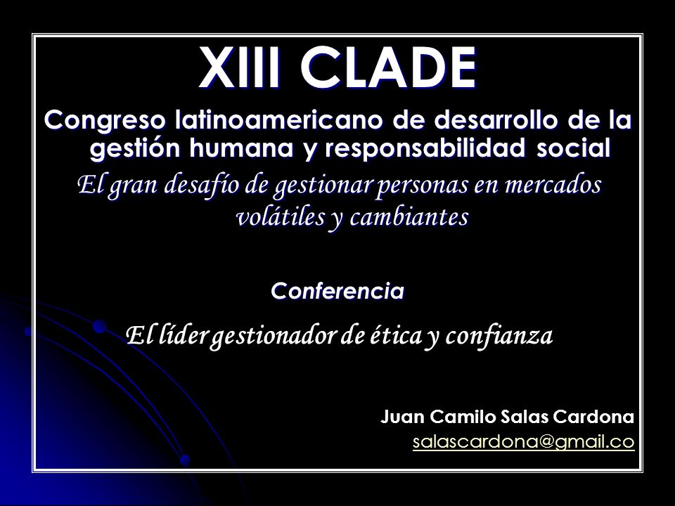El líder gestionador de ética y confianza