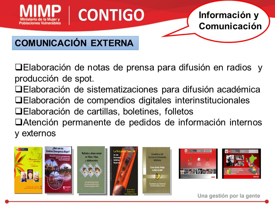 Pr Información y Comunicación. COMUNICACIÓN EXTERNA. Elaboración de notas de prensa para difusión en radios y producción de spot.