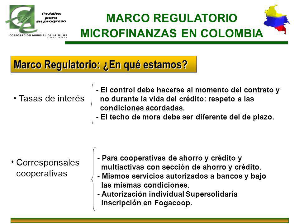 MICROFINANZAS EN COLOMBIA