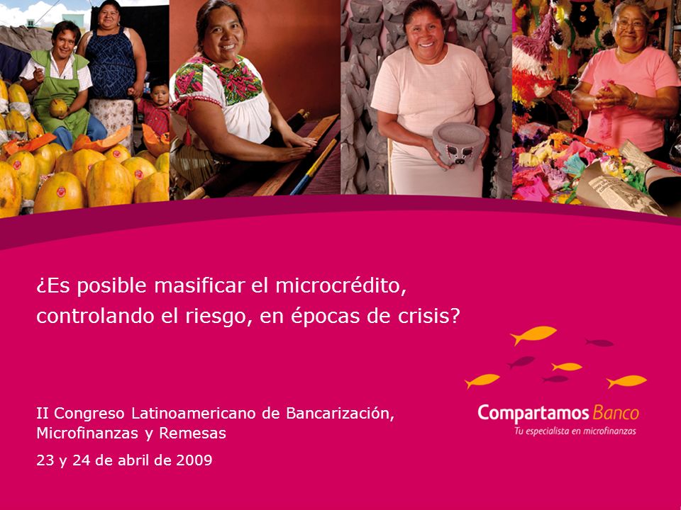 ¿Es posible masificar el microcrédito,